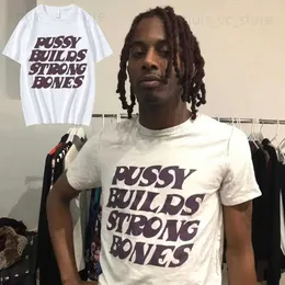 Erkek Tişörtler KEDİ GÜÇLÜ BONAYLAR YAPILDI Rapçi Playboi Carti T Shires Vintage Hip-Hop Büyük boy erkekler kısa kollu pamuk tişörtleri Tees Tees T231221