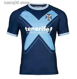 Fans Tops Tees 2023 2024 CD Tenerife Mens Soccer Jerseys 2324 RUBEN BORJA GARCES MO DAUDA MICHEL SHASHOUA ELADY MELLOT ENRIC GALLEGO Centennial Home Away 3rd Football