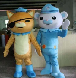 2019 Factory Lively Octonauts Movie Captain Barnacles Kwazii Polar Bear Police Mascot Comples Adult aluary 1361316