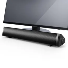 Speakers Combination Speakers SADA V105 Computer Wired Sound Bar Speaker Stereo USB Powered Mini Long Soundbar For TV PC Desktop Laptop