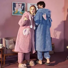 Varumärkesälskare pyjamas liv fleece hoodie för män kvinnor varm lutande mantel badrock kostym kvaliteten på människans kvinnors designer matchar alla snygga utseende