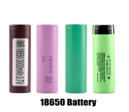 100 Qualidade Hg2 18650 Bateria 3000mAh ncr18650b 3400mAh 25r 30q VTC5 VTC6 37V MAX 2500MAH 2600MAH3000MAH 30A 40A IMR RechargeaBl3150626