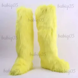 Fashion Fur Boots: Womens Winter Snow Boots With Plush Faux Fashion Fur Boots: Womens Winter Snow Boots With Plush Faux