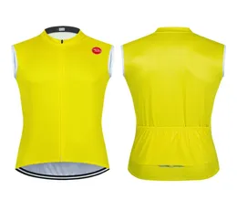 Moxilyn Pro Bisiklet Bisiklet Men039s Yelek Yaz MTB Bisiklet Formaları Giyim MAILLOT CICLISMO SLEVELESS Bisiklet Kıyafetleri Sportwear4354461