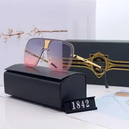 1842 Gafas de Sol Moda Menwomen Güneş Gözlüğü Güneş Gözlüğü UV400 Koruma Calidad kutu ile CALIDAD