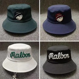 Breda randen hattar hink malbon vinter hatt stickad golf justerbar män kvinnor fiskare sommar sol baseball cap 221208260x