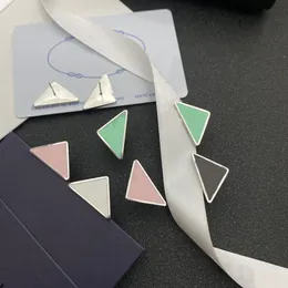 2022 Fashion European American letter Stud big brand wild temperament fashion inverted triangle earrings high quality and fast del195L