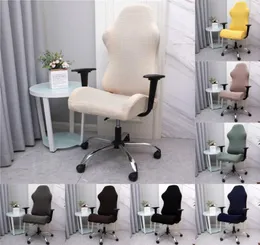 Elastisk spelkonkurrensstol täcker hushållskontoret Internet Cafe Rotating Armst Stretch Chair Sleeve 436 V244447863