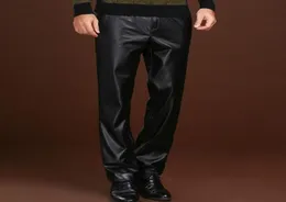 2020 Genuine Leather Pants Men Real Cowhide Black Pants Autumn Winter Mens Trousers Plus Size Pantalon Cuir Homme Pph26313139085