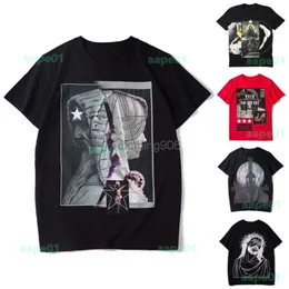 24SS moda męska designer t koszule mężczyźni kobiety Hip Hop Summer T-Shirt Crew Szyja 3D Geometria nadrukowane koszulki z krótkim rękawem rozmiar s-xxl