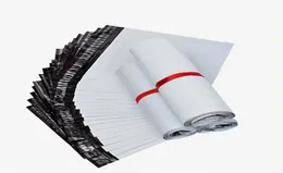 100 Teile/los Weiß Selbstklebende Kuriertaschen Aufbewahrungsbeutel Postversandtaschen Postbeutel Kunststoff Poly Umschlag Mailer8884211
