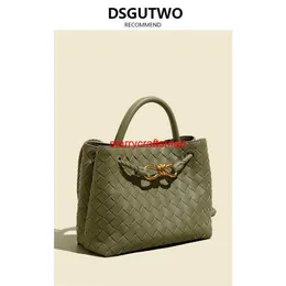 Womens Andiamo Pags Designer Botteg Venetas Handbags Dsgutwo Advanced Weaving Handbag Metal Rope Buckle Bag Bage Crossbody Bag Retro Womens Ba Hbek
