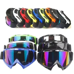 Dorosły Motocross Goggles Motorcycle Goggles okulary ATV Clear Lens Helask Ski Hełm z drogi dla Kawasaki Gafas 231221