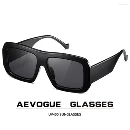 النظارات الشمسية Aevogue Women Women Eyewear Men Associory إكسسوارات كبيرة ملونة الإطار في الهواء الطلق UV400 AE1571