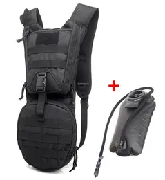 Treinamento tático Backpack Backpack Durável Oxford Hydration Gear ao ar livre Caminhada de ciclismo Bolsa de bexiga Bolsa 3L Militar SP2143520