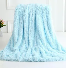 Luxury Large Pile Throw Blanket Super Soft Fleece Warm Shaggy Cover Home Bedroom couverture de lit viltti H99F7917183
