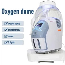 2024 Portable Revolutionary Oxygen Hyperbaric Facial Jet Peel Oxygen Spray Therapy Machine Oxygen Dome Skin Rejuvenation Beauty SPA