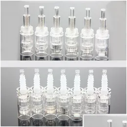Skönhetsmikronedel rullmikronedling 9/12/36/42/runda nano stift nålkassett för mym derma penna bajonett skruvport mikro Dr. Dro dhzan