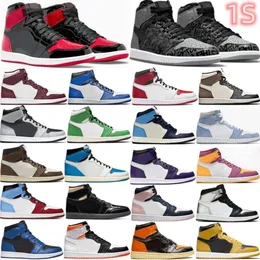 1s Basketballschuhe Herren Bred Patent Starfish Rebellionaire Royal Toe Obsidian Pine Lucky GreenChicago Shadow Dark Mocha Man Woman Basketball High Top Sneakers