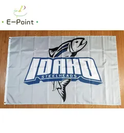 ECHL Idaho Steelheads Flag 35ft 90cm150cm Polyester Banner Decoration Flying Home Garden Festive Gift3845532