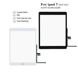 Tablet PC Ekranları iPad 7 10.2 Touch SN Sayısallaştırıcı Sensörü A2197 A2200 A2198 A2232 Ana ev düğmesi ile yapışkan bant damla ekle dhmrt