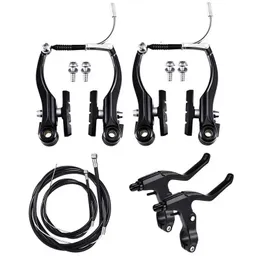 Complete Bike Brake Set Mountain V And Lever Cable Front Rear Sensitivity Cycling Accessories 231221