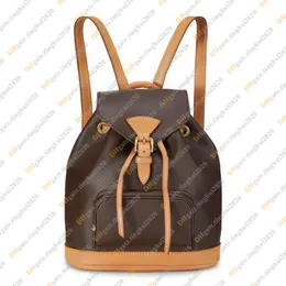 Ladies Fashion Casual Designe Luxury Vintage Bosphore Bag Backpack Schoolbag Field Pack Sport Outdoor Packs TOP Mirror Quality M51137 Pouch Purse