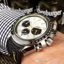 Relógio masculino velocidade 40mm multifuncional quartzo cronógrafo fecho original boutique relógio de pulso239z
