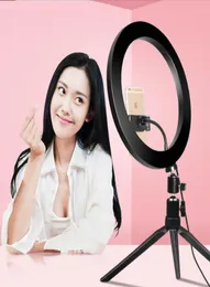 10 inch 26cm Dimmable LED Studio Camera selfie Ring Light Phone Video Light Lamp With Tripod for tiktok ringlight aro de luz9170784
