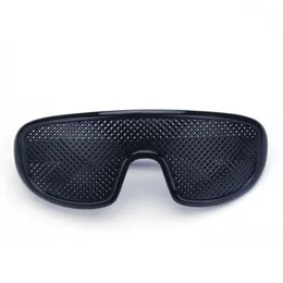 Очки-обскуры, черные солнцезащитные очки против усталости, маленькие отверстия для близорукости, очки высокого качества из пластика Drop268q