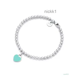 Onzk charme moda t jóias mulheres homem inoxidável frisado pulseira para sempre amor esmalte rosa azul coração encantos pulsera pulseiras amantes presentes sg2v hjls