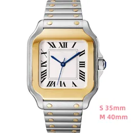Orologio di lusso di moda per orologi da donna e orologi da uomo in acciaio inossidabile.