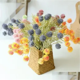 Dekorativa blommor kransar huvuden Bayberry Artificial Flower Plastic Bouquet Home Garden Decoration Fake Farmhouse Decorecorative DHTCV