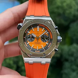ZF 26703 Motre Be Luxe Designer Watchs 42mm 3124 Chronograph Mechanical Movement Steel Case Luxury Watch Relojes Men Watches armbandsur