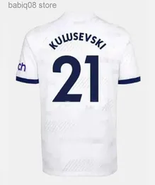 Поклонники вершины Tees Son 23 24 Richarlison Soccer Jerseys Kulusevski Maddison Romero van de ven danjuma perisic pedro porro 2023 2024 Тоттенхэмский футбольный набор