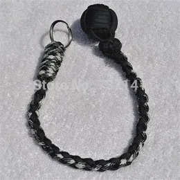 Paracord Monkey Fist Keychain 1 Steel Ball Self Defense är handgjorda i Kina2884