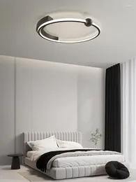 Takljus nordisk stil dimbar led ljus minimalism modern upphängning hängande lampa heminredning apparat wabi-sabi vardagsrum