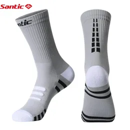 Santic Cycling Socks MTB Bike Multicolor Sport Mesh respirável Mesh Outdoor Running Skiing Compression 231221