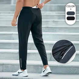 LU Pantaloni Sportivi da Uomo Modello Sottile da Corsa ad Asciugatura Rapida Pantaloni da Basket per Allenamento Fitness all'aperto Larghi e Traspiranti