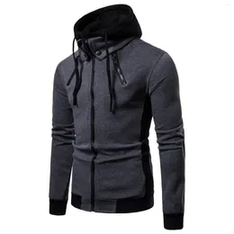 Men's Hoodies Sweatshirt Fashion Slim Fit Long Sleeve Streetwear Outdoor Top Tees Brand Clothing Homme Hoody Jacket Outwear
