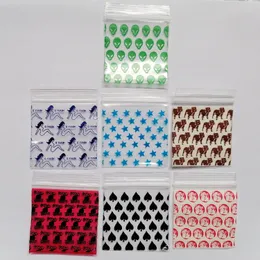 Toptan Zip Kilit Çanta Depolama Plastik Zip Torbalar Açık Ziplock Poli Ambalaj Baskılı Yeniden Kullanılabilir Ziplock Baggies Şeffaf Market Zz