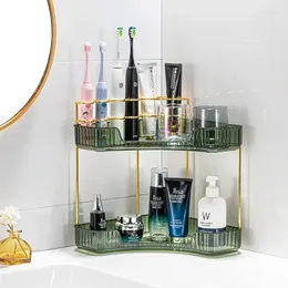 Scatole da stoccaggio Luce da bagno Luxuria Luxuria Scaffi ad angolo Porta del campeggio doppio desktop