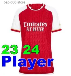 Tops Tees 22 23 24 Fans Player Version Soccer Jerseys Saliba Gunners Martinelli G. Jesus 2023 2024 Arsen Love Unites SAKA All Shirt Kid Football Jersey Equipment