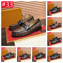 40Style Size 6-11 Loafers Dress Bridegroom Best Men Shoes Party Genuine Leather Designer Original Fashion Designer Handmade Shoes for Men