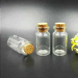 Factory Price Well Package 22*40mm 7ml Clear Glass Drifting Bottles with wooden Cork Free DHL Shipping HOt Sale USA AU UK EU Jslpd