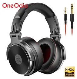 Oneodio Pro50 Wired Studio HeadphonesステレオプロフェッショナルDJヘッドフォンオーバーイヤーモニターイヤホンベースヘッドセット3545968