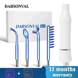 DARSONVAL Apparatus High Frequency Machine Fusion Neon Argon Wands Remove Wrinkle Acne Face Massager Darsonval For Hair 231220