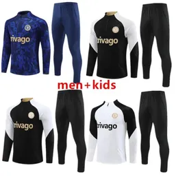 2023/2024 CFC Soccer Jersey Długie rękawy Zestaw dla dzieci Kulelibaly Kante Track Suits Pulisic 23/24 Mount Havertz Sterling Jorginho Trening koszulka