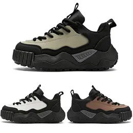 البيع الساخن للرجال Running Shoes Comfort Wear-Wear-Up Brown White Shoes Mens Mens Sports Simples Size 40-44