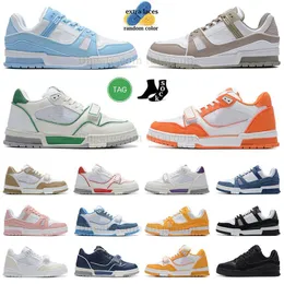 Designer Louisely Sneakers per scarpe da ginnastica Virgil uomo donna 1 Scarpe basse eleganti scarpe stringate punta tonda ricamo Virgil sneakers classiche mocassini con plateau viutonly